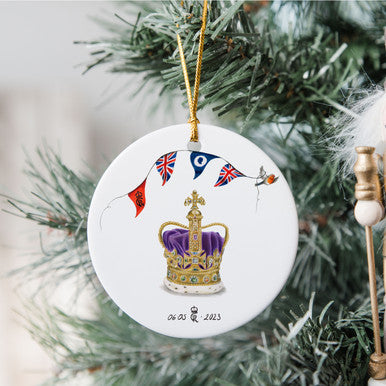 Celebrating The King's Coronation Ornament Bauble