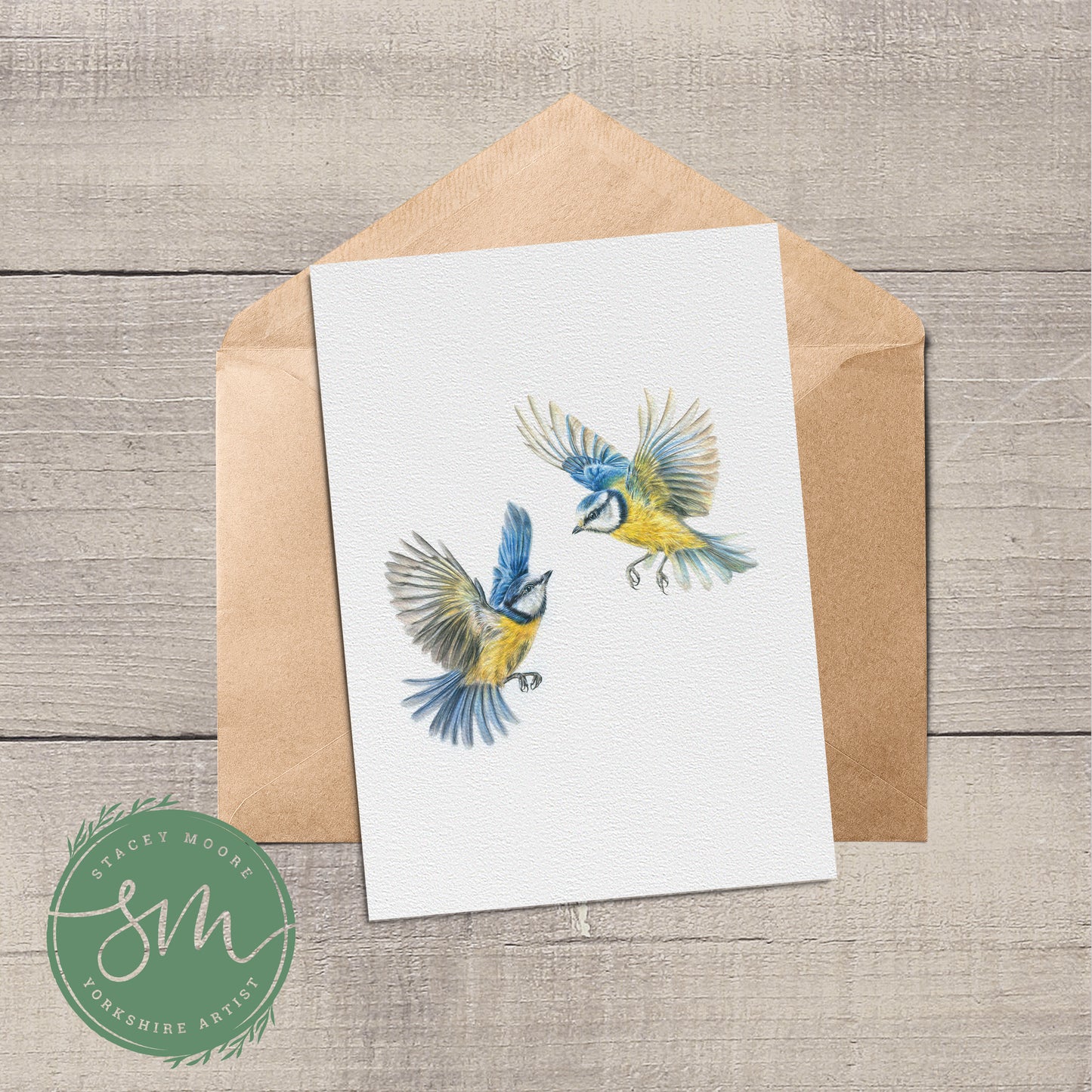 United in flight Greetings Card
