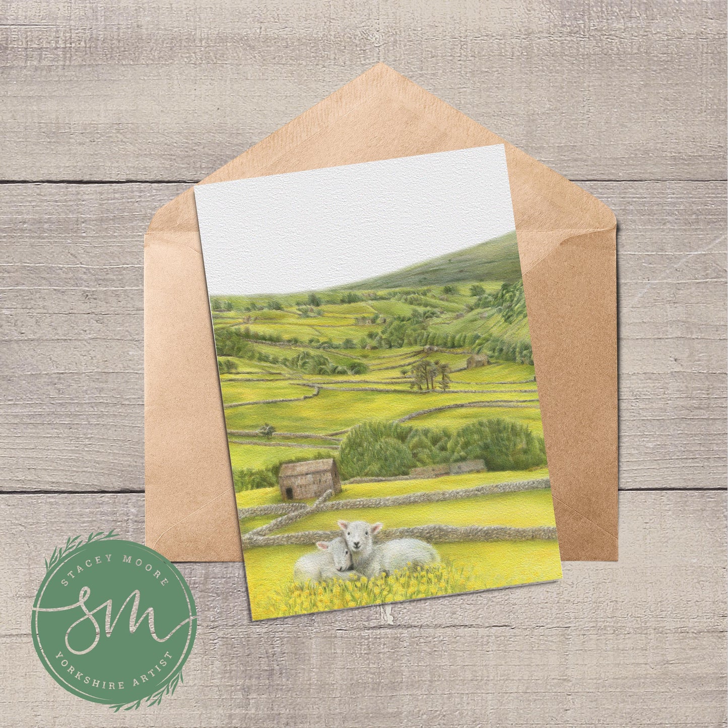 Golden Days Greetings Card