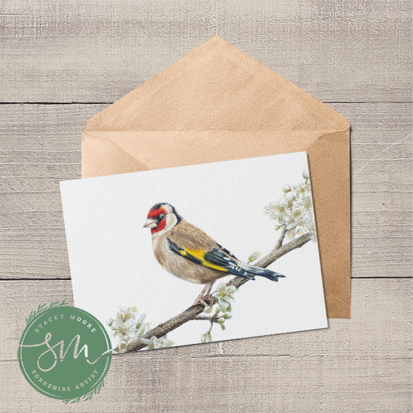 Goldfinch Greetings Card
