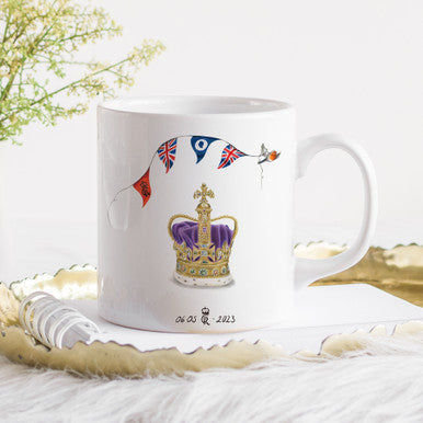 Small Fine Bone China Mug - Celebrating The King's Coronation Mug