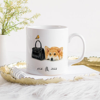 Small Fine Bone China Mug - Queen Elizabeth II Commemorative Mug 'Thank you for everything Ma'am'