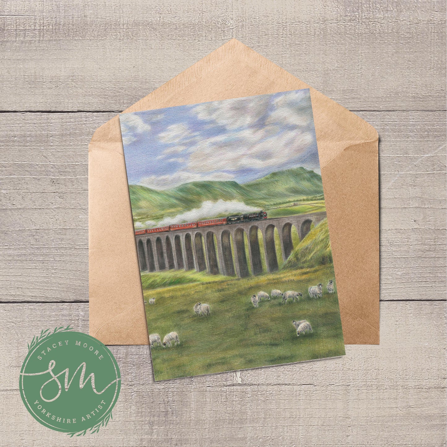 Ribblehead Viaduct Greetings Card