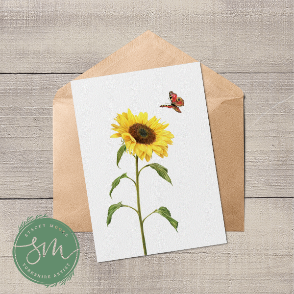 Sunflower Greetings Card