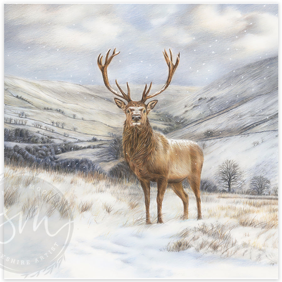 Winter Majesty Original Drawing
