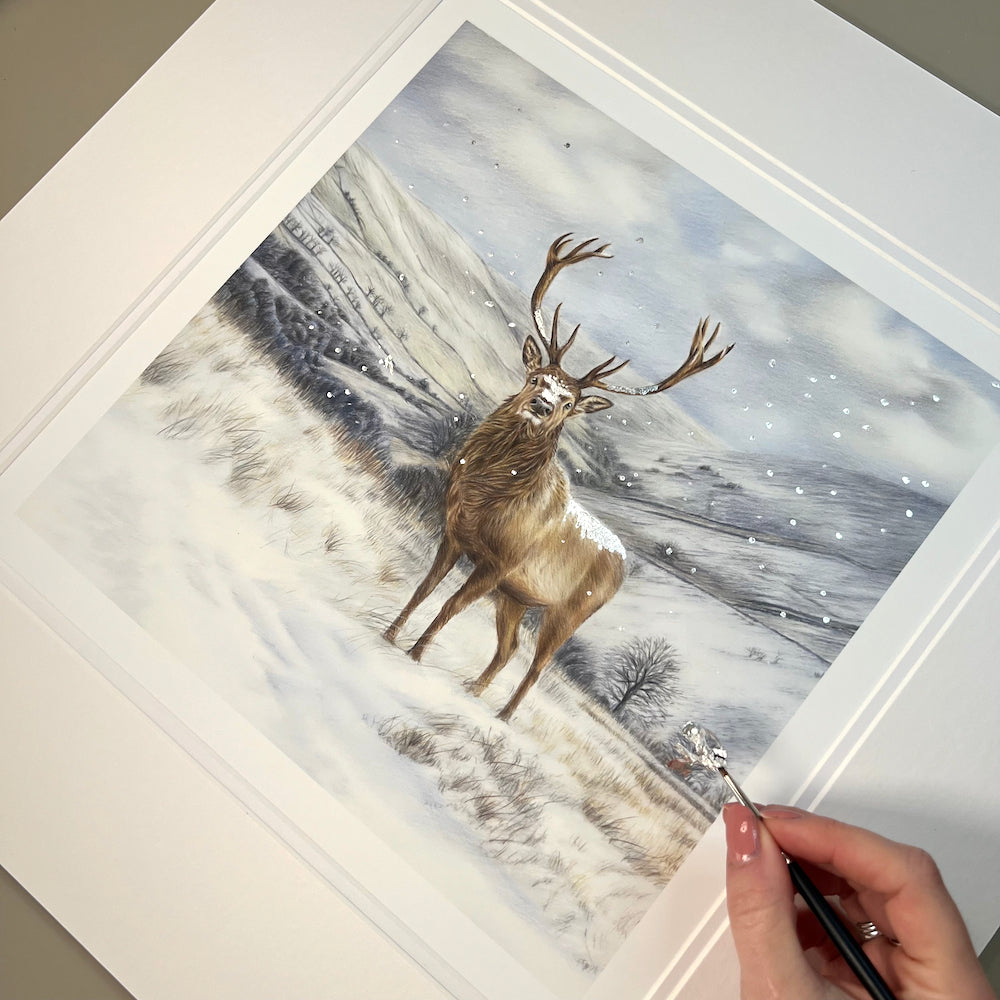 Winter Majesty Original Drawing