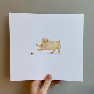 Puppy II (Mini Original Drawing)