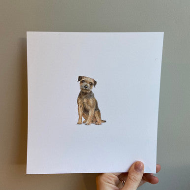 Border Terrier (Mini Original Drawing)