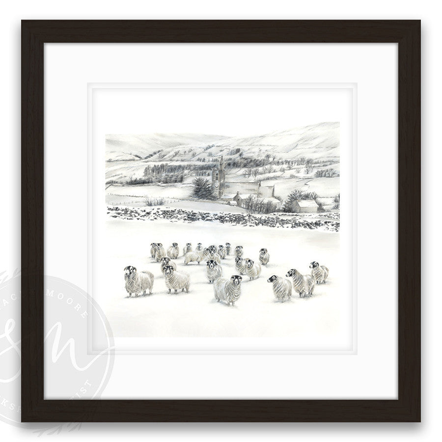 Sheep in Snow