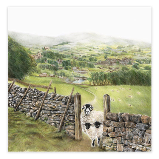 Welcome to The Dales Original Drawing