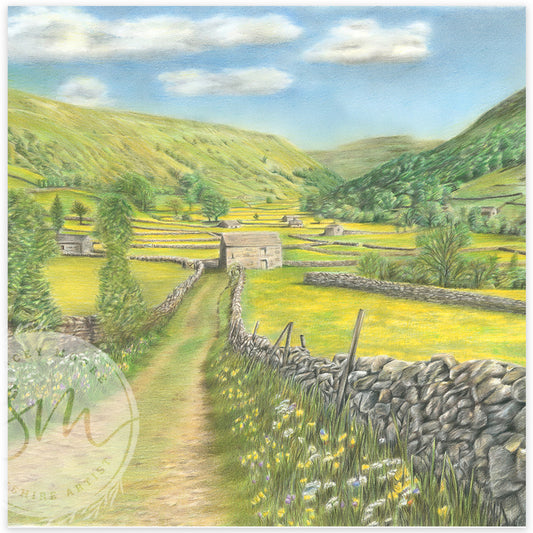 Escape to the Dales - Original Drawing