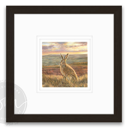 Golden hour - Small Original Drawing & Limited Edition Print /25