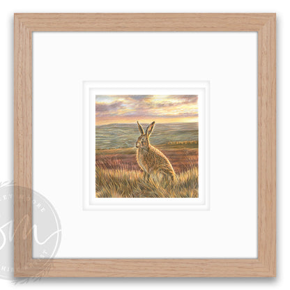 Golden hour - Small Original Drawing & Limited Edition Print /25