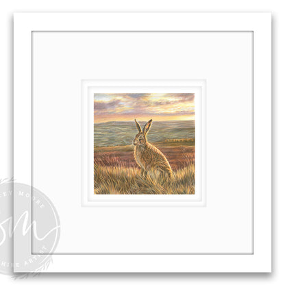 Golden hour - Small Original Drawing & Limited Edition Print /25