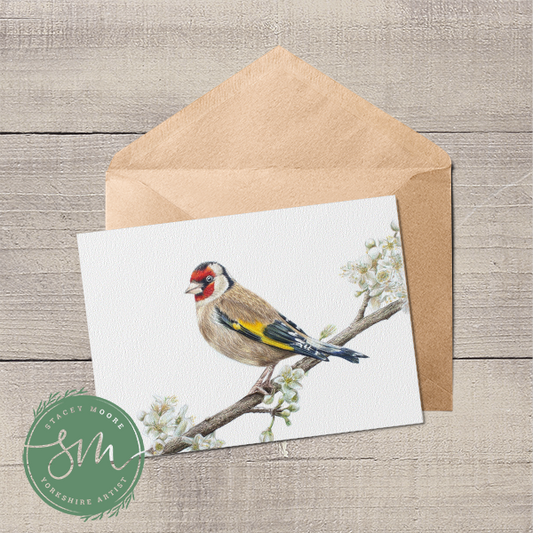 Goldfinch Greetings Card