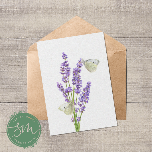 Lavender Greetings Card