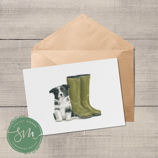 Little Paws, Big Adventures Greetings Card