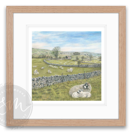 Always Yorkshire - (with free family love print)