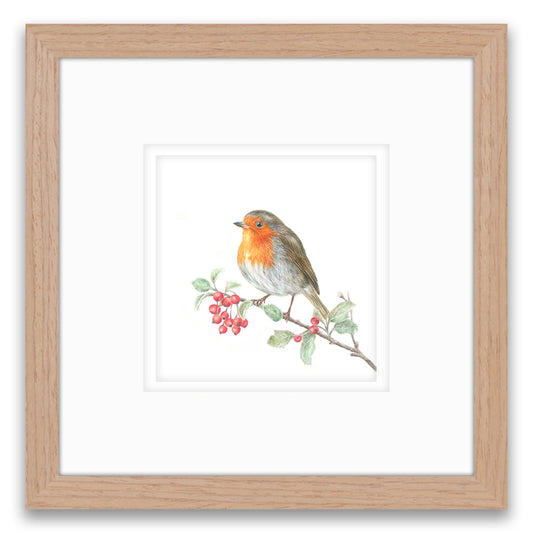 Winter Whisper - Hand Embellished with Platinum Leaf