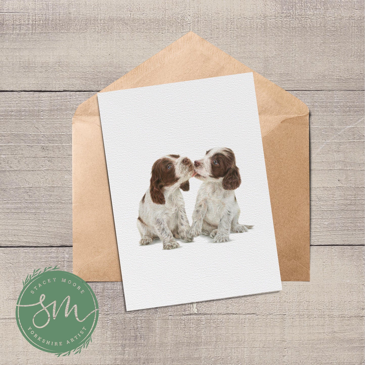 Puppy Love Greetings Card