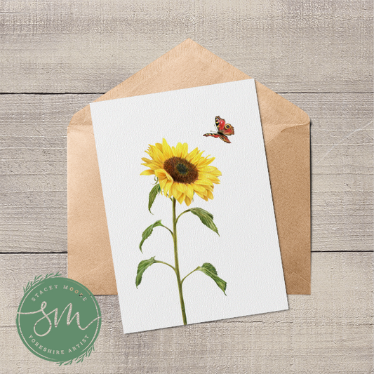 Sunflower Greetings Card