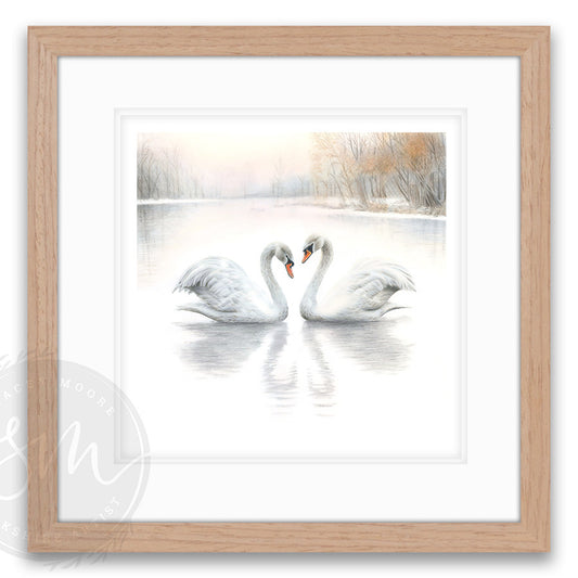 Swan Lake Original Drawing